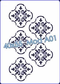 - Stencil 40x55cm Modelo A 01 -